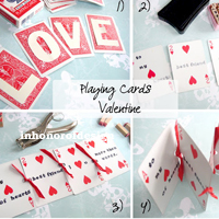 手作りバレンタインカード