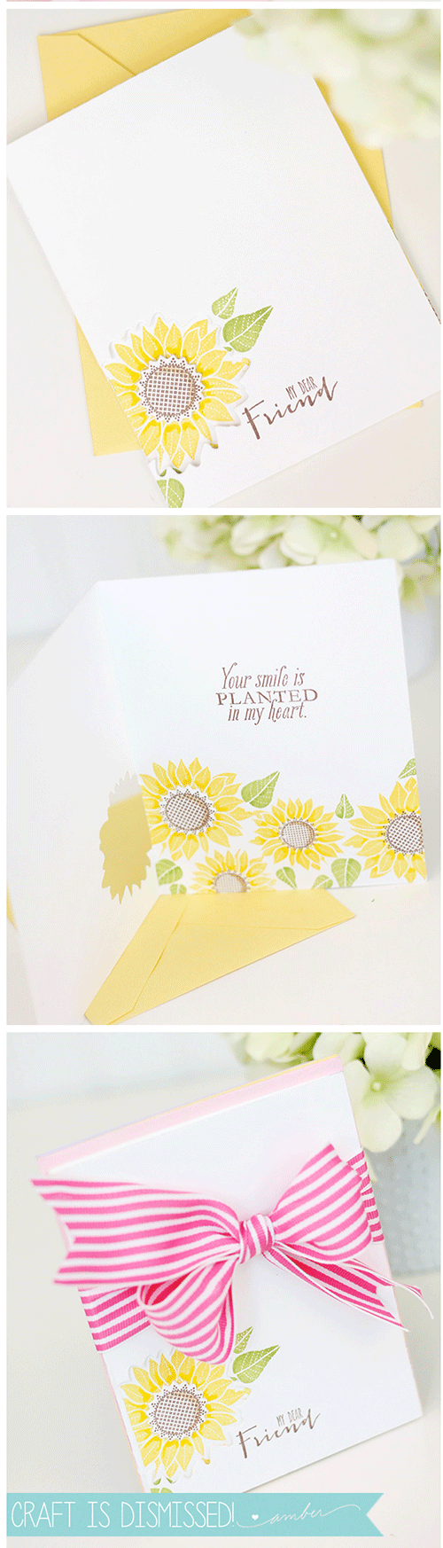 手作りお誕生日カードに使える可愛い花の模様の作り方